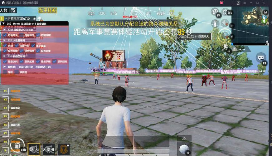 和平精英辅助【咪鸭容器直装】直播防录屏 漏打自瞄 人物透视 方框射线 人物距离 人物血条